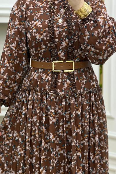 Işıl Elbisem Kahverengi