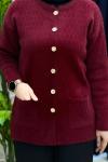 İzel Yumoş Hırka Bordo