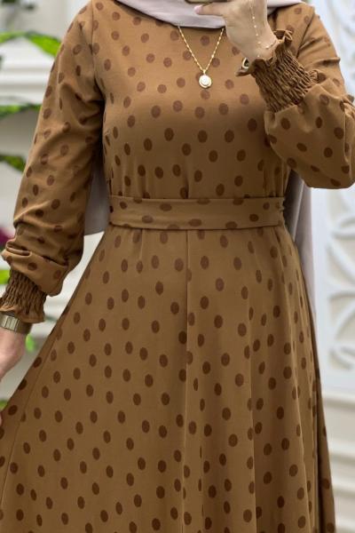 Karanfil Elbise 1 Camel