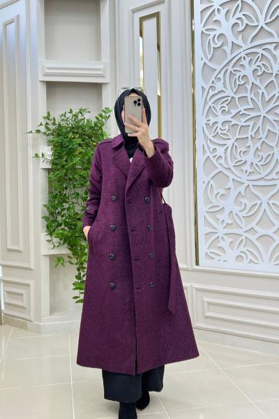 Kaşe Kabanım Mürdüm