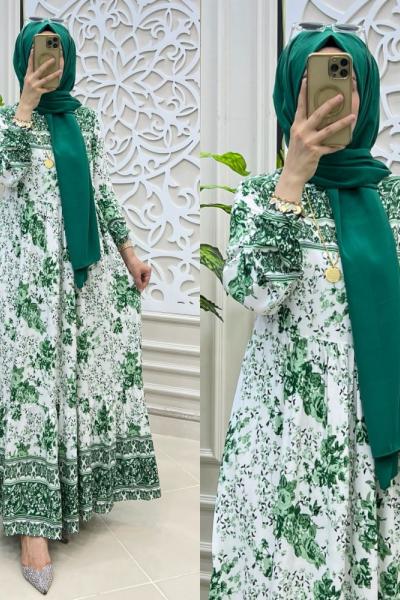 Kasımpatı Elbisem Yeşil