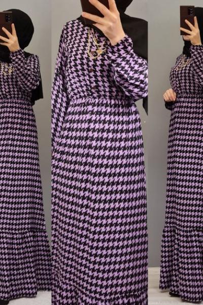 Kazayağı Elbisem Lila