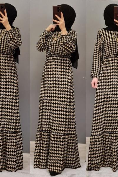 Kazayağı Elbisem Sarı