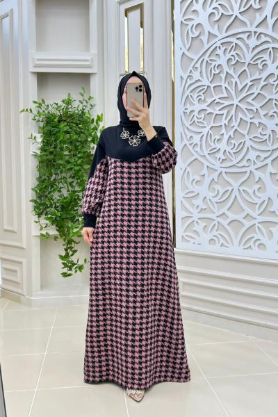 Kazayağı Elbisem Pudra