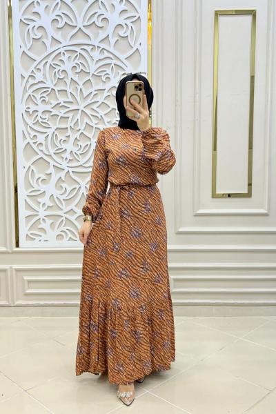 Kırçıl Elbise Hardal Sarısı