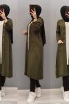 Kısa Model Hırkam Haki