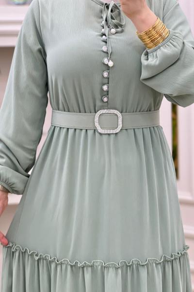 Klar Elbisem Küf Yeşili