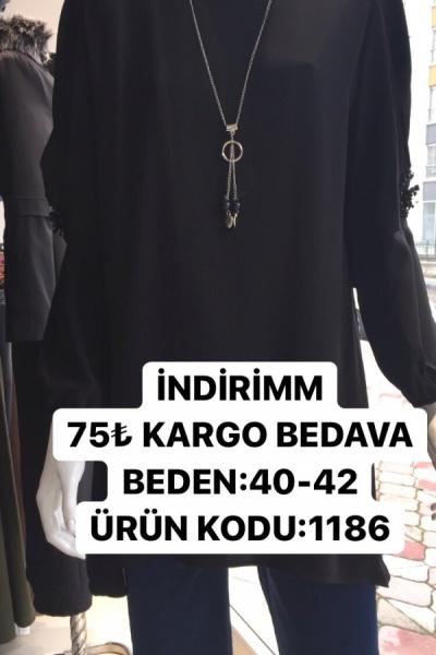 KOLLARI MODEL TUNİĞİM Siyah Zambak