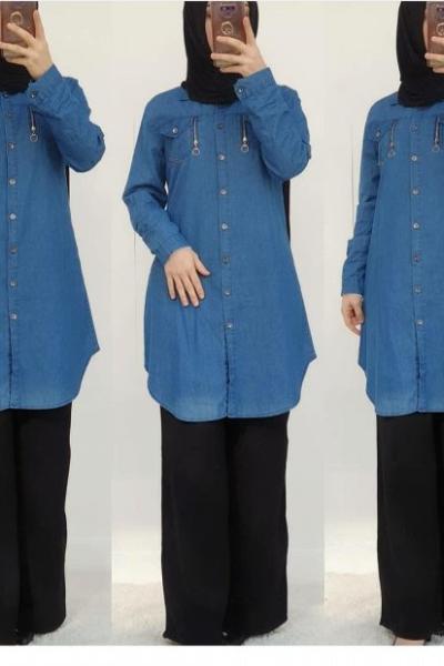 KOT GÖMLEĞİM Mavi