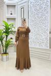 Kumru Elbisem Koyu Camel