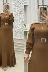 Kumru Elbisem Koyu Camel