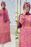 Lav elbise  Pembe