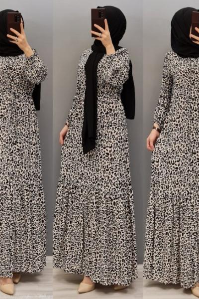 Leopar Elbisenin En Güzel Hali Siyah Beyaz