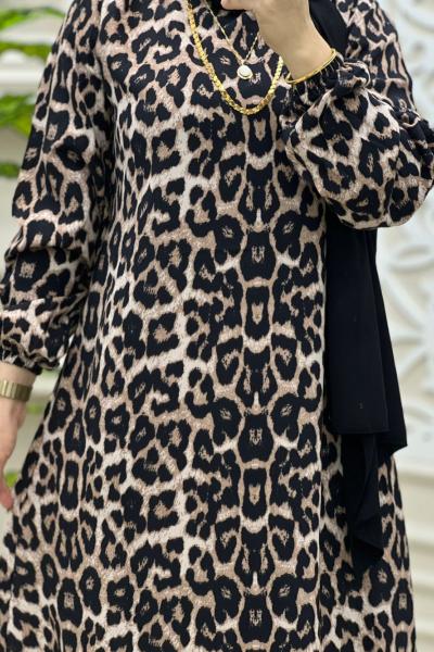 Leopar Elbisem Siyah