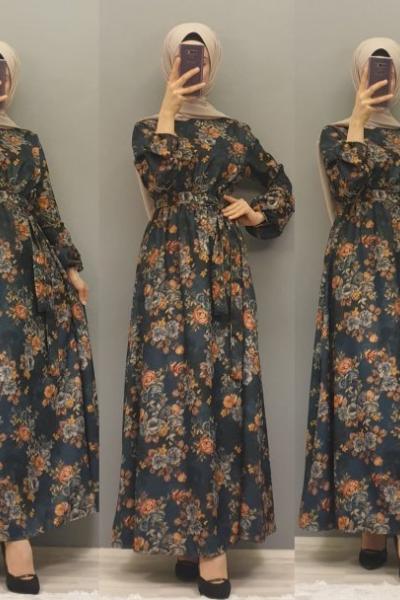 Mevsimlik Elbisem Antrasit