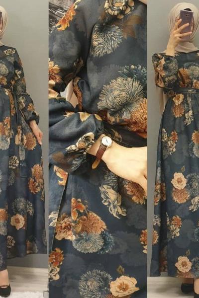 Mevsimlik Elbisem Lacivert