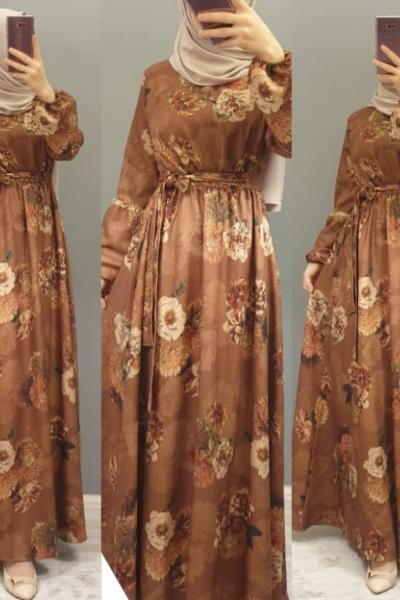 Mevsimlik Elbisem Sütlü Kahve