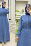 Mihri Kot Elbise Mavi