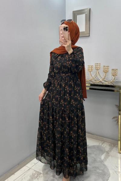 Nergis Elbisem Siyah