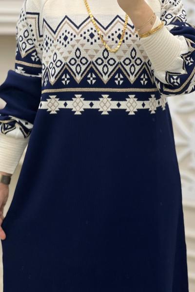 Ocak Elbise Lacivert