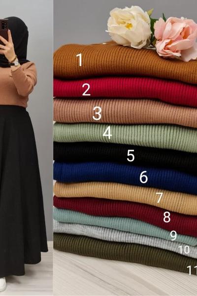 Önü Çift Cepli Kazağım Gül