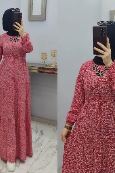 Papatya Elbisem Kırmızı