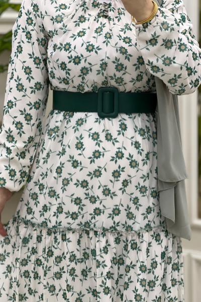 Papatya Elbisem Yeşil