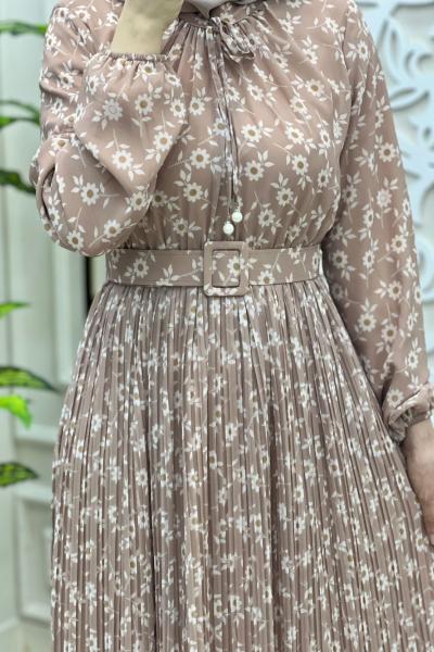 Papatyam Elbise  Bej