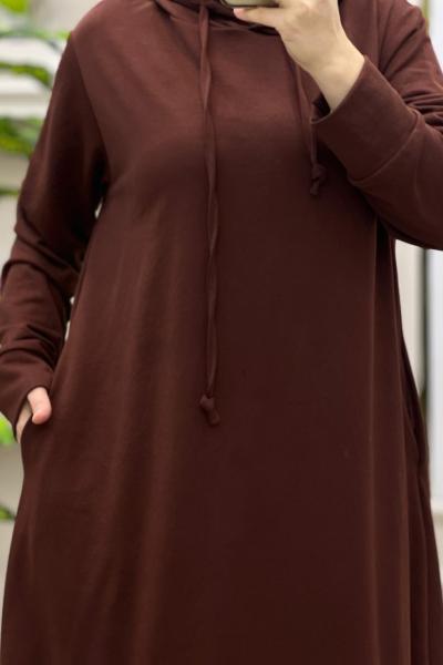 Pınar Elbisem Kahverengi