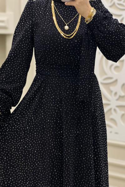 Pırıltılı Elbisem  Siyah