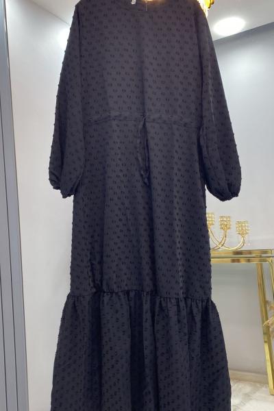 Ponpon Elbisem  Siyah