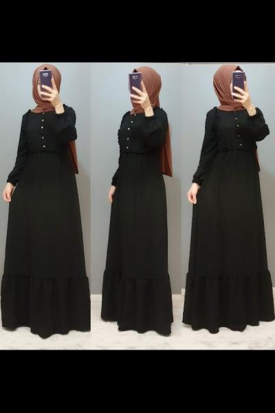 Rahat Ayrobin Elbisem Siyah