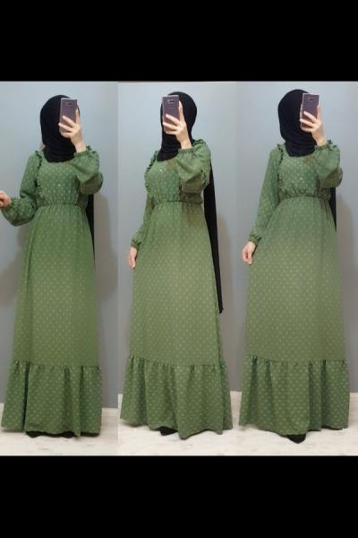 Rahat Ayrobin Elbisem  Yeşil