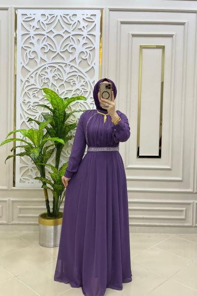 Rüya Elbise Mor