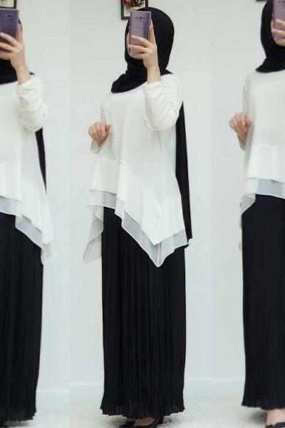 Sandy Tuniğim Beyaz