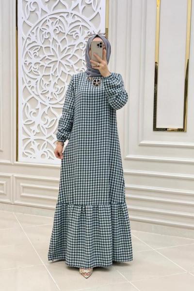 Şansel Elbisem Petrol Mavisi