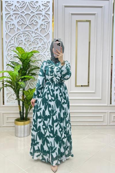 Sardıç Elbise Mint Yeşili