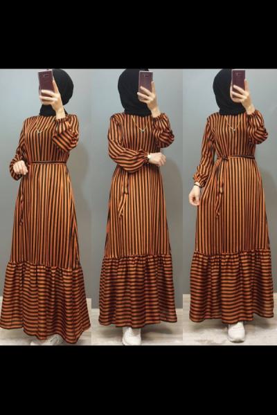 Saten Elbisem  Turuncu