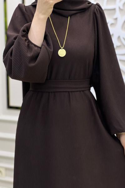 Selvim Elbise  Kahverengi