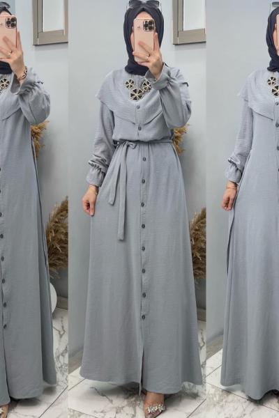 Şengül Elbisem Gri