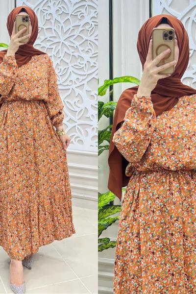 Sezen Elbisem Turuncu