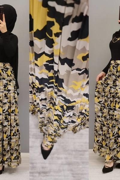 Şifon Etek Zamanı Başladı Hanımlar  Vizon