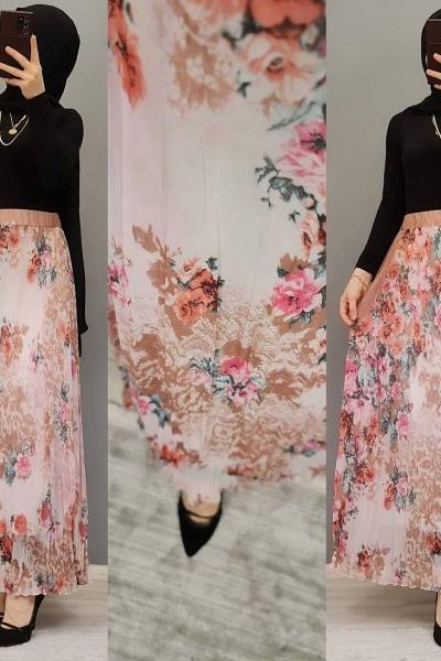 Şifon Etek Zamanı Başladı Hanımlar  Kemik Pudra