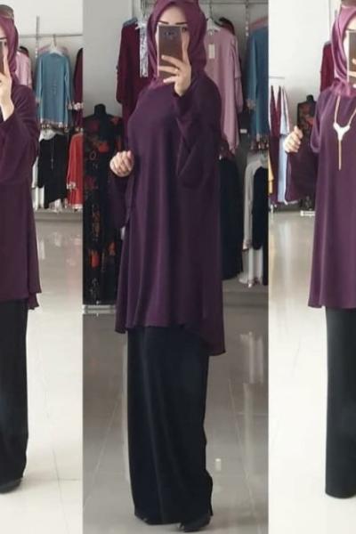 ŞİFON TUNİĞİM Mürdüm