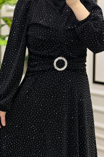 Şıkır Şıkır Elbise Siyah