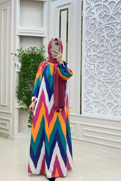 Sıla Elbisem Turuncu