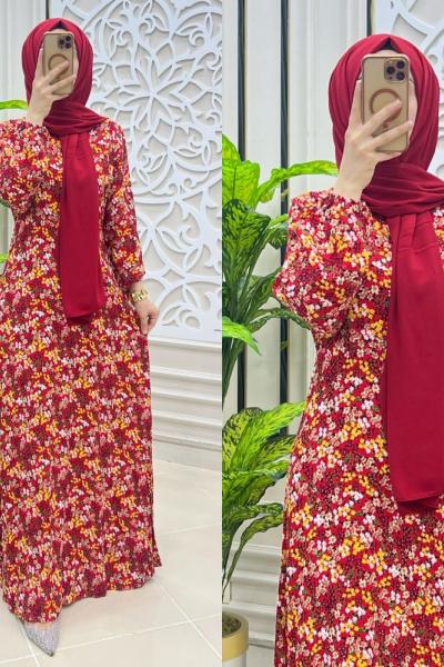 Şimal Elbisem Kırmızı