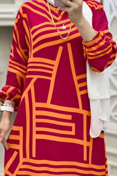 Sinem Elbise Turuncu