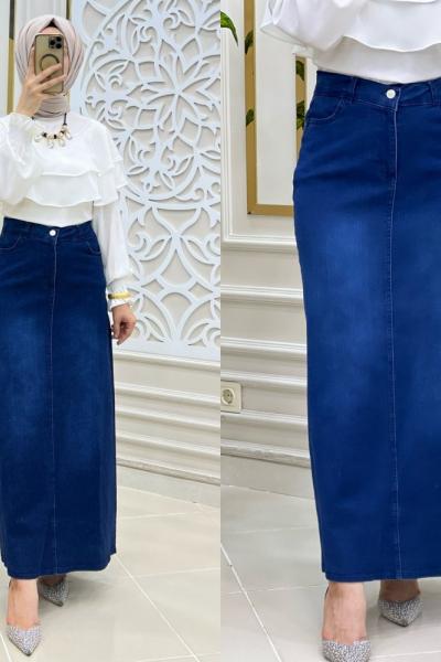 Sinem etek kot koyu lacivert