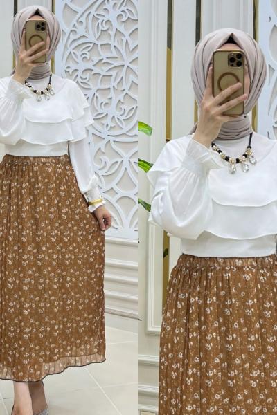 Sinem etek Kahverengi